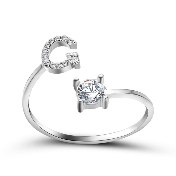 Perfect Gift Adjustable Initial Ring
