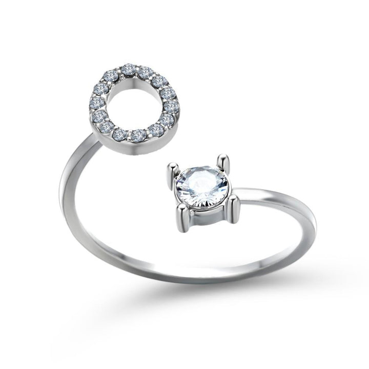 Perfect Gift Adjustable Initial Ring