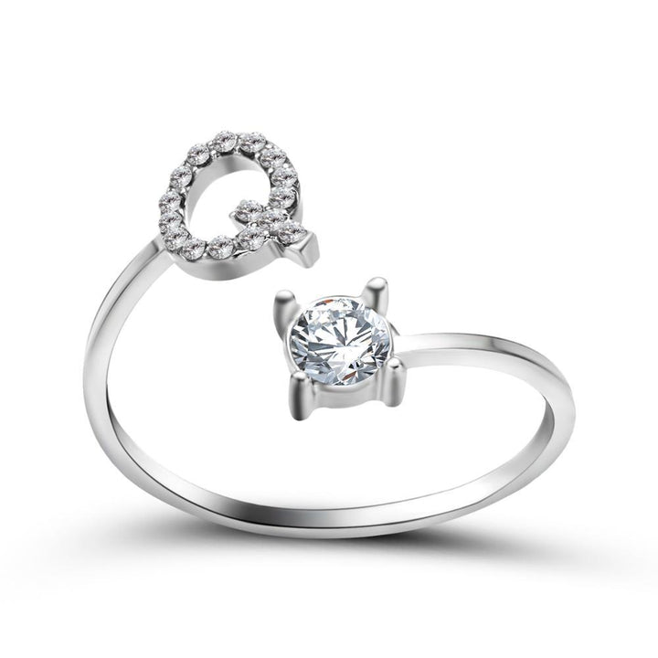 Perfect Gift Adjustable Initial Ring