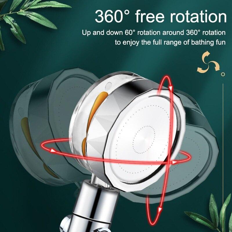 Water Saving Flow 360° Rotating High pressure Shower