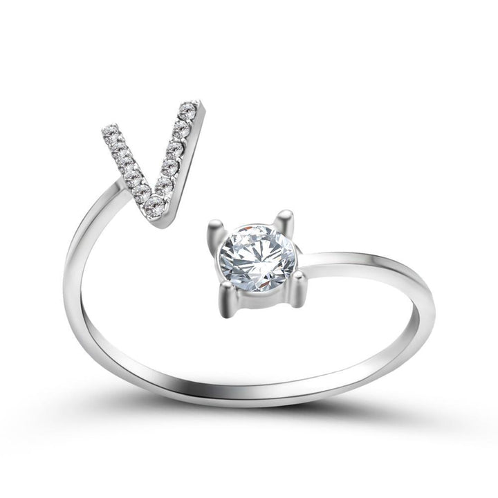 Perfect Gift Adjustable Initial Ring