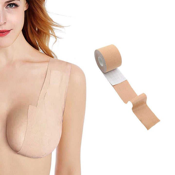 Hypoallergenic body tape to keep breasts in shape