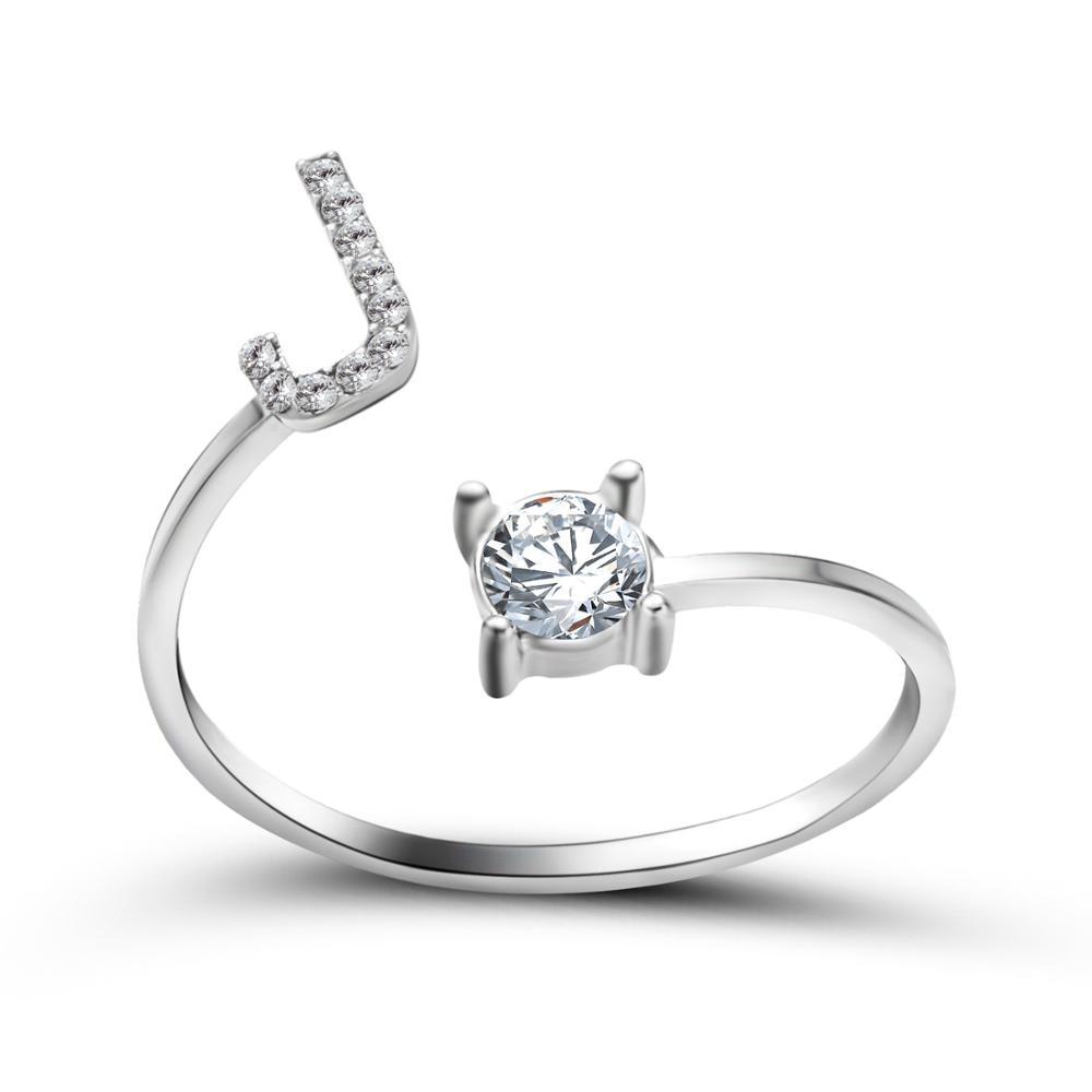 Perfect Gift Adjustable Initial Ring