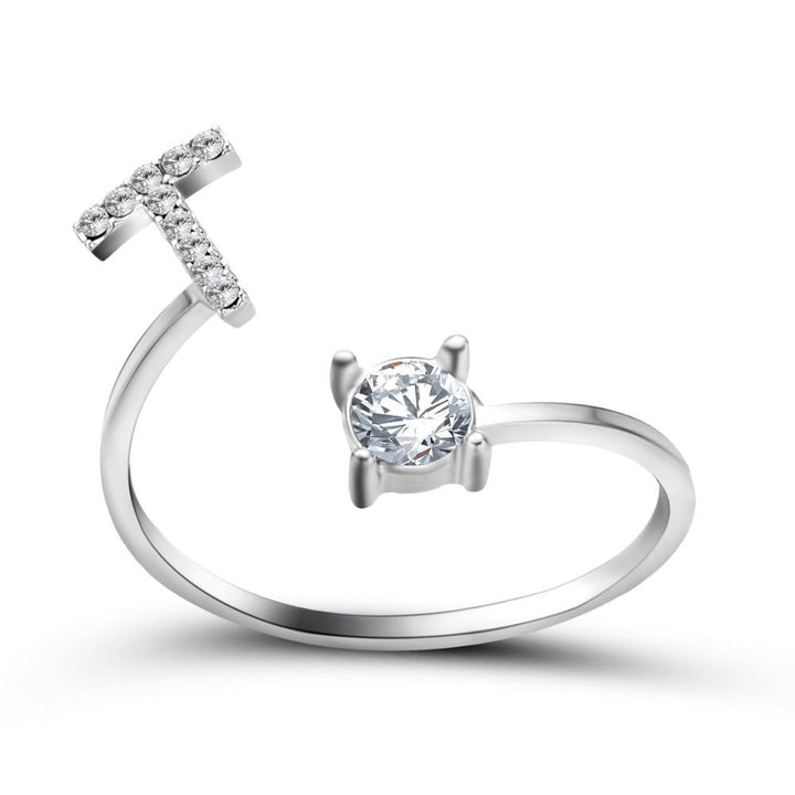 Perfect Gift Adjustable Initial Ring