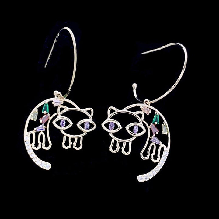 Little Lazy Cat Earrings