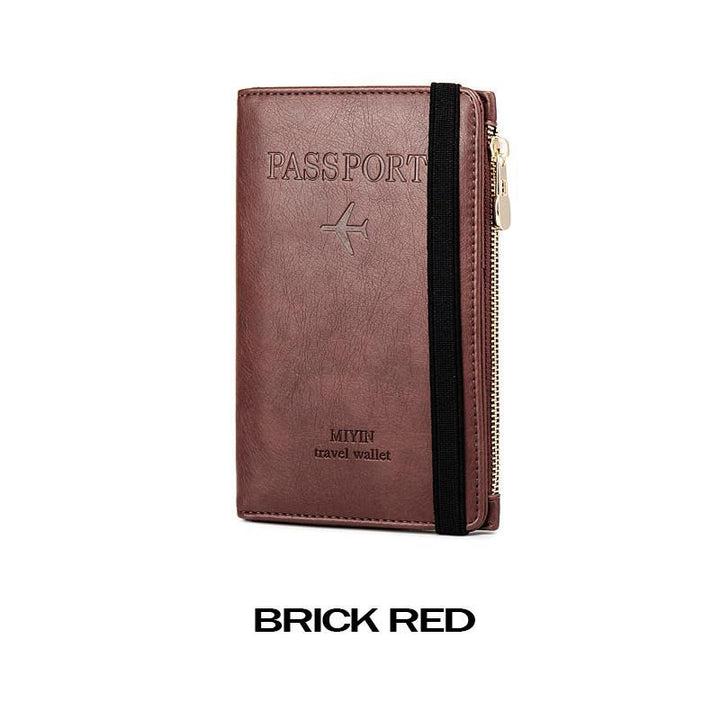 RFID Blocking Leather Card Wallet