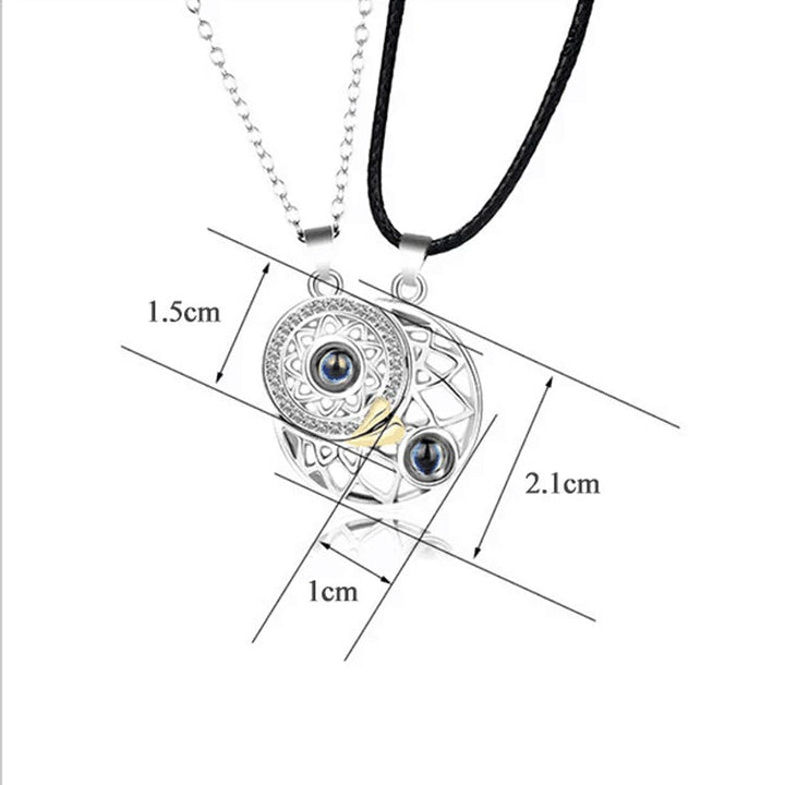 The latest Sun Moon Star CoupleNeclace