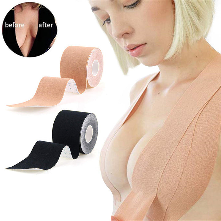 Hypoallergenic body tape to keep breasts in shape