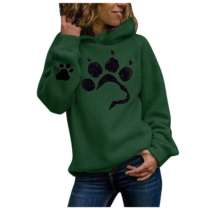 Pet Love Cat or Dog Paw Print Buttoned Sweatshirt