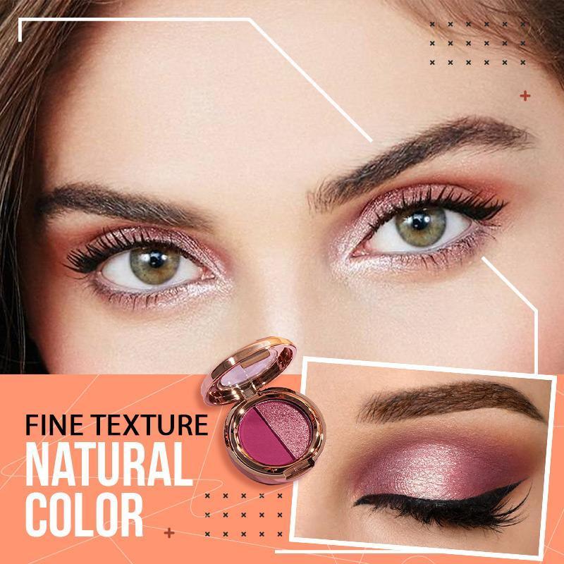Two Color Gradient Eye Shadow Palette