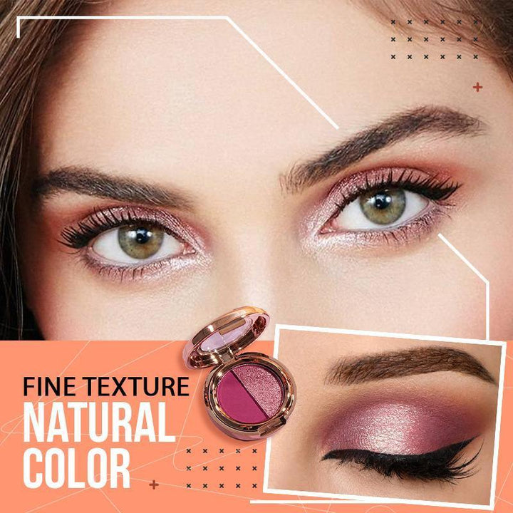 Two Color Gradient Eye Shadow Palette