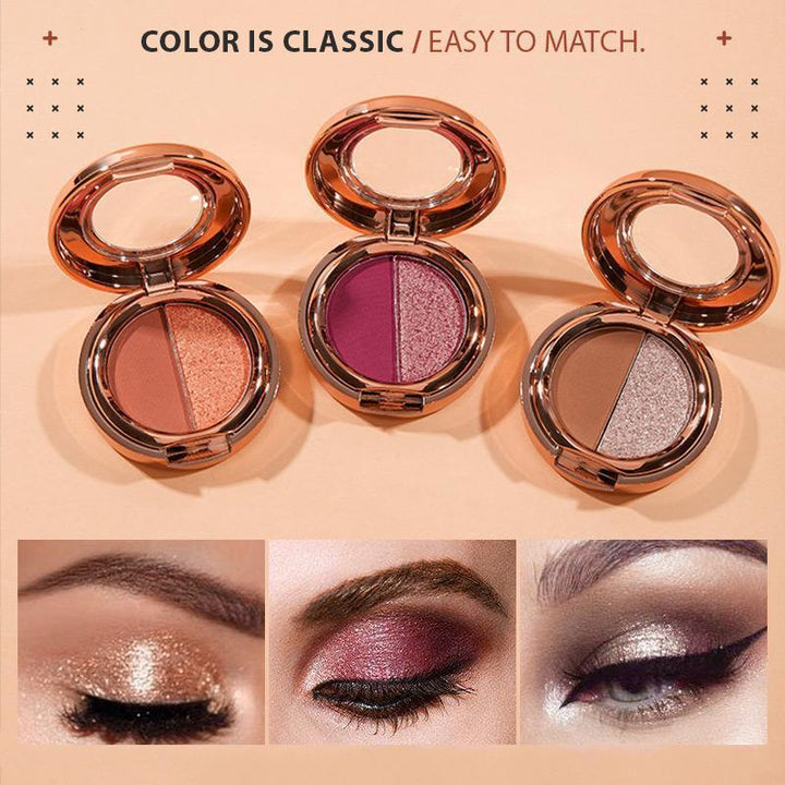 Two Color Gradient Eye Shadow Palette