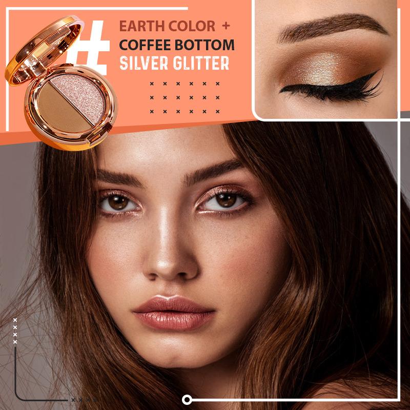 Two Color Gradient Eye Shadow Palette