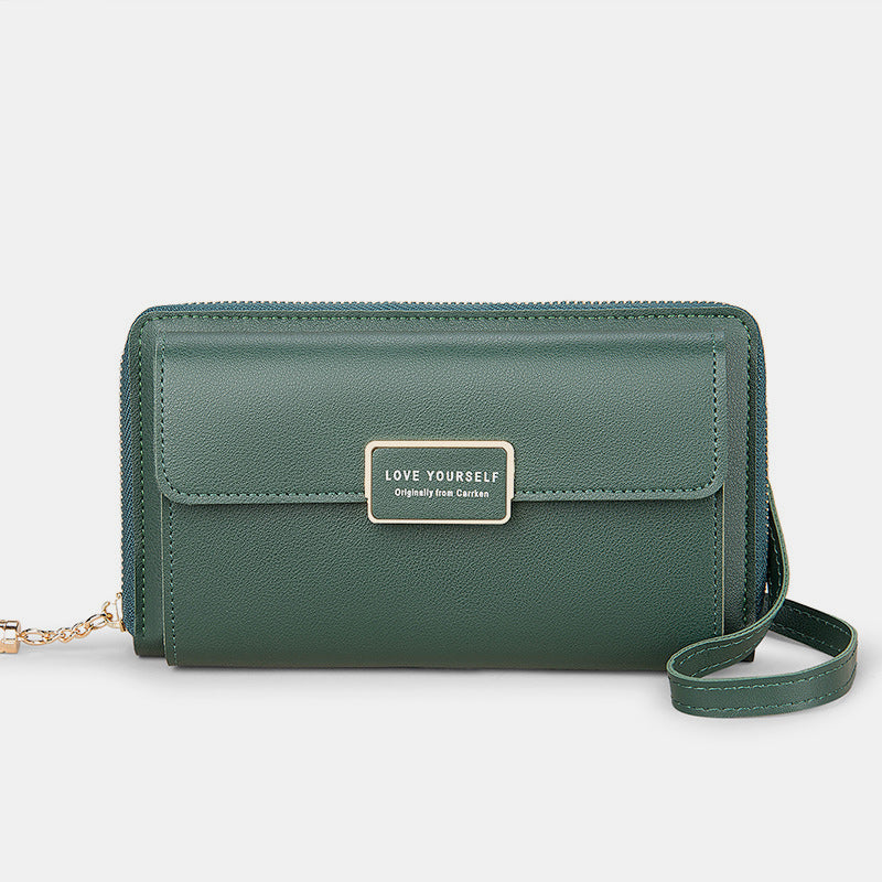 High Capacity Multi Slot Crossbody Phone Bag