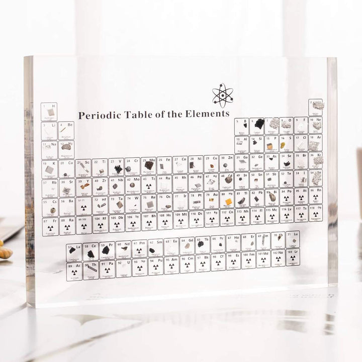 ATOMICA  2nd Edition  PERIODIC TABLE WITH REAL ELEMENTS