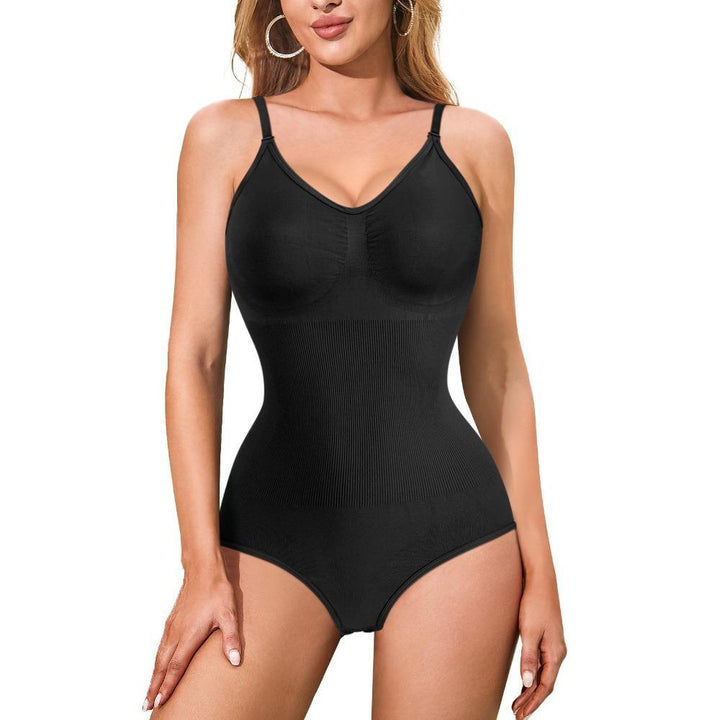 Irisnaya Spaghetti Strap Camisole Leotards Bodycon Jumpsuit