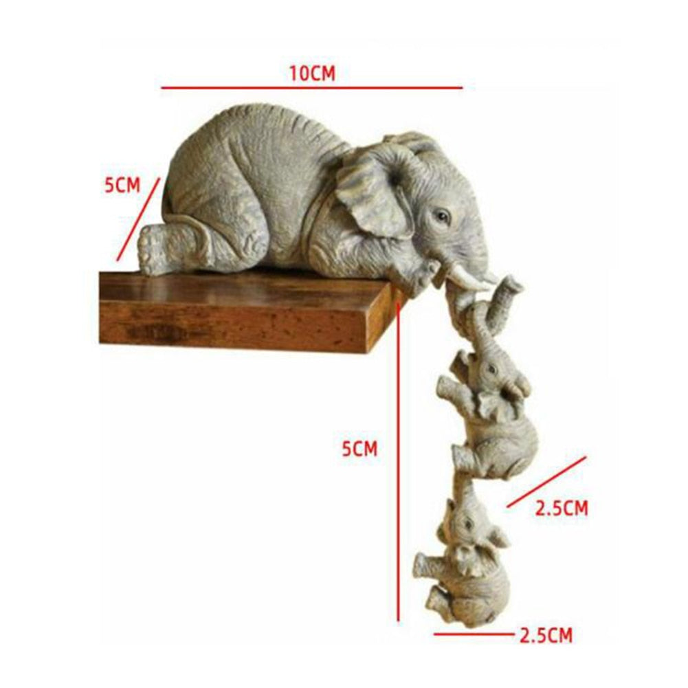 Three Piece Elephant Statue