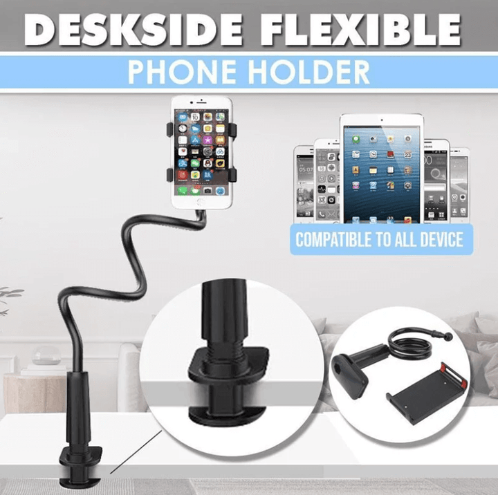 Desk Side Flexible Phone Holder