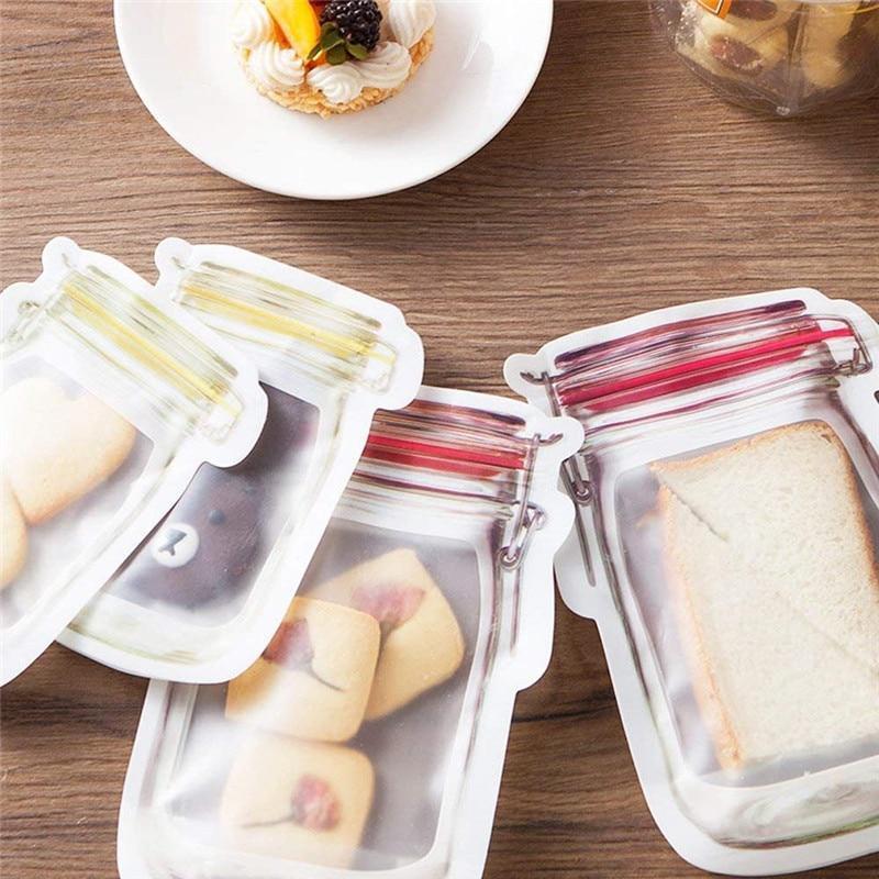 Reusable Mason Jar Ziplock Bags