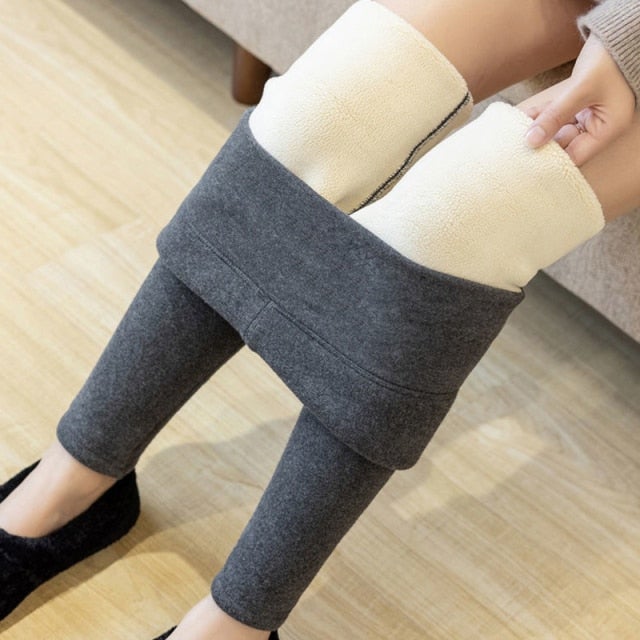 Warm Winter Leggings High Waist