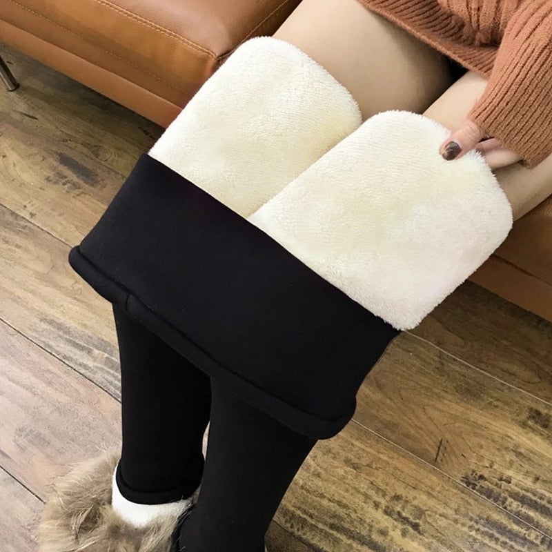 Warm Winter Leggings High Waist