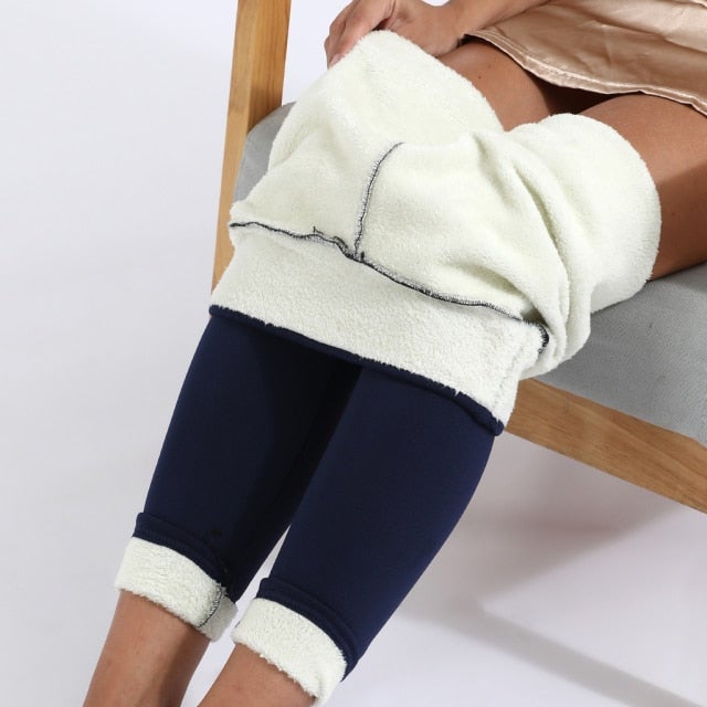 Warm Winter Leggings High Waist