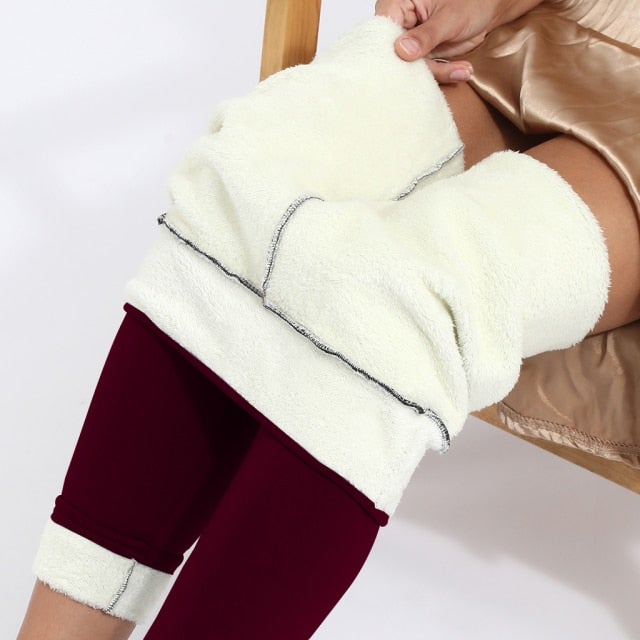 Warm Winter Leggings High Waist